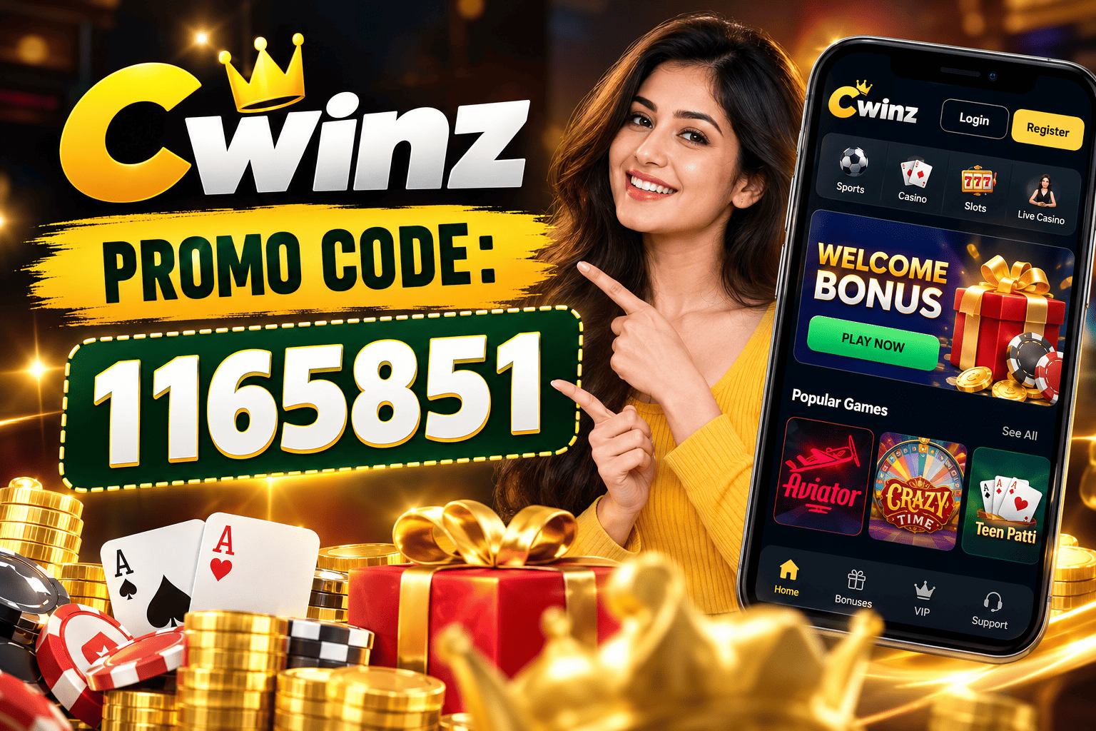 Cwinz Promo Code : 1165851